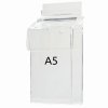 Akryl brochureholder boks udendørs - vertikal - A5 #7