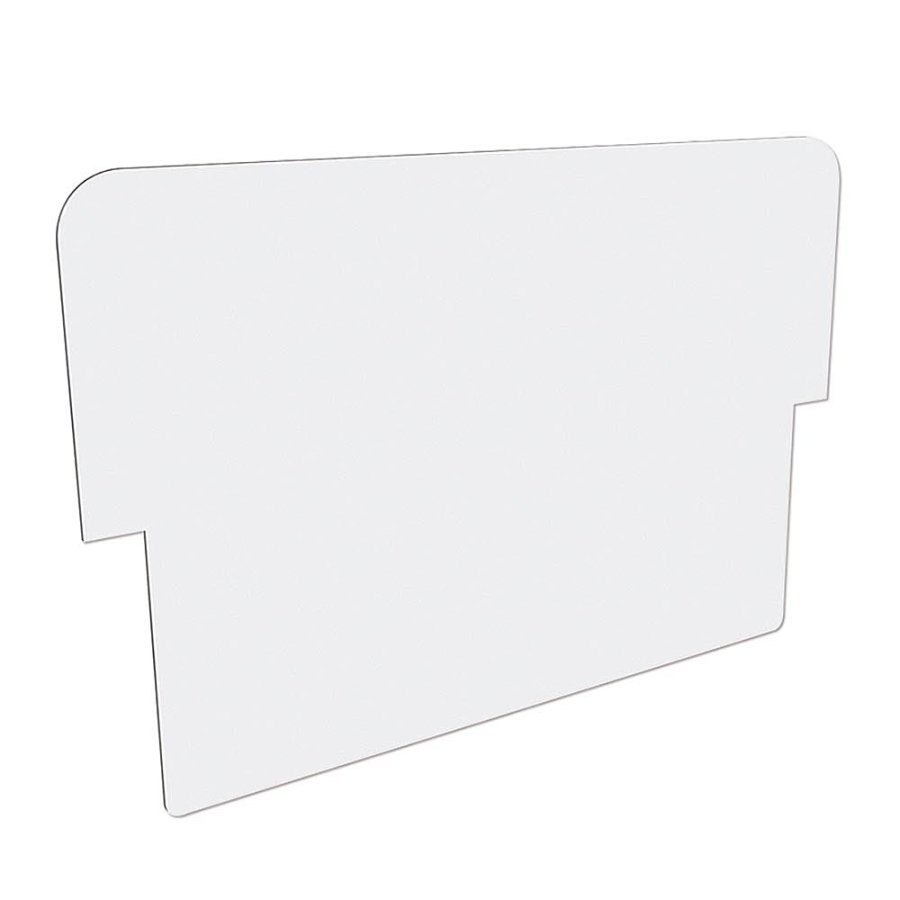 Logoplade til AluLine, hvid, A2 - 42 x 59,4 cm