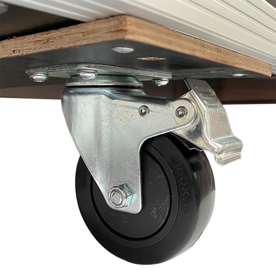 Hjul u/bremse Transport Flight case