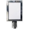 Sign holder for Crowd Barrier Belt system, Stainless Steel, A4 #2