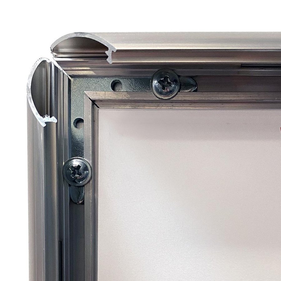 Håndspritstander med automatisk håndsprit dispenser og A2 Klikramme