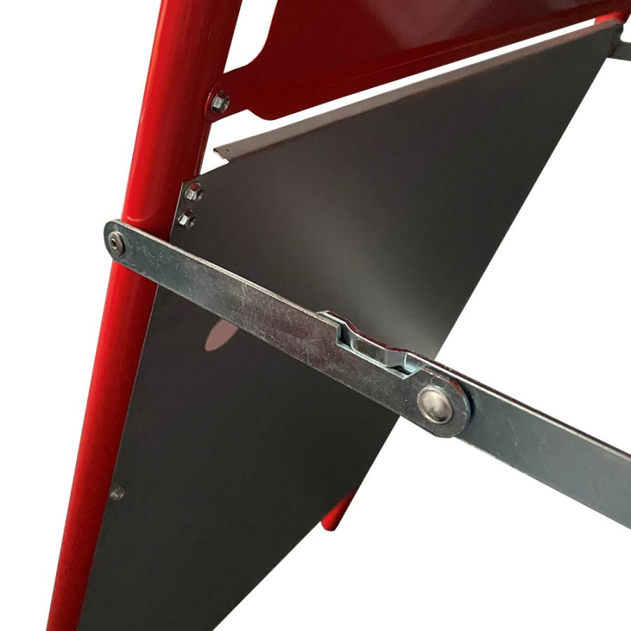 Expo Gotik Gadeskilt med logoplade - 50x70 cm - rød