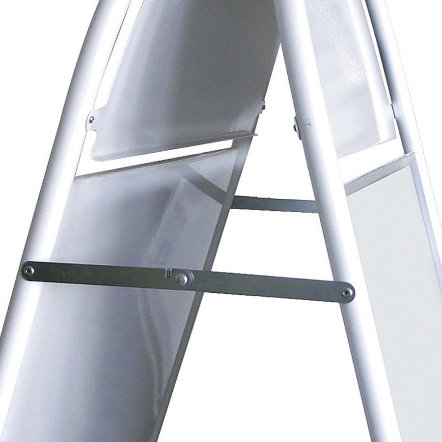 Expo Gotik Gadeskilt med logoplade - A1 - hvid