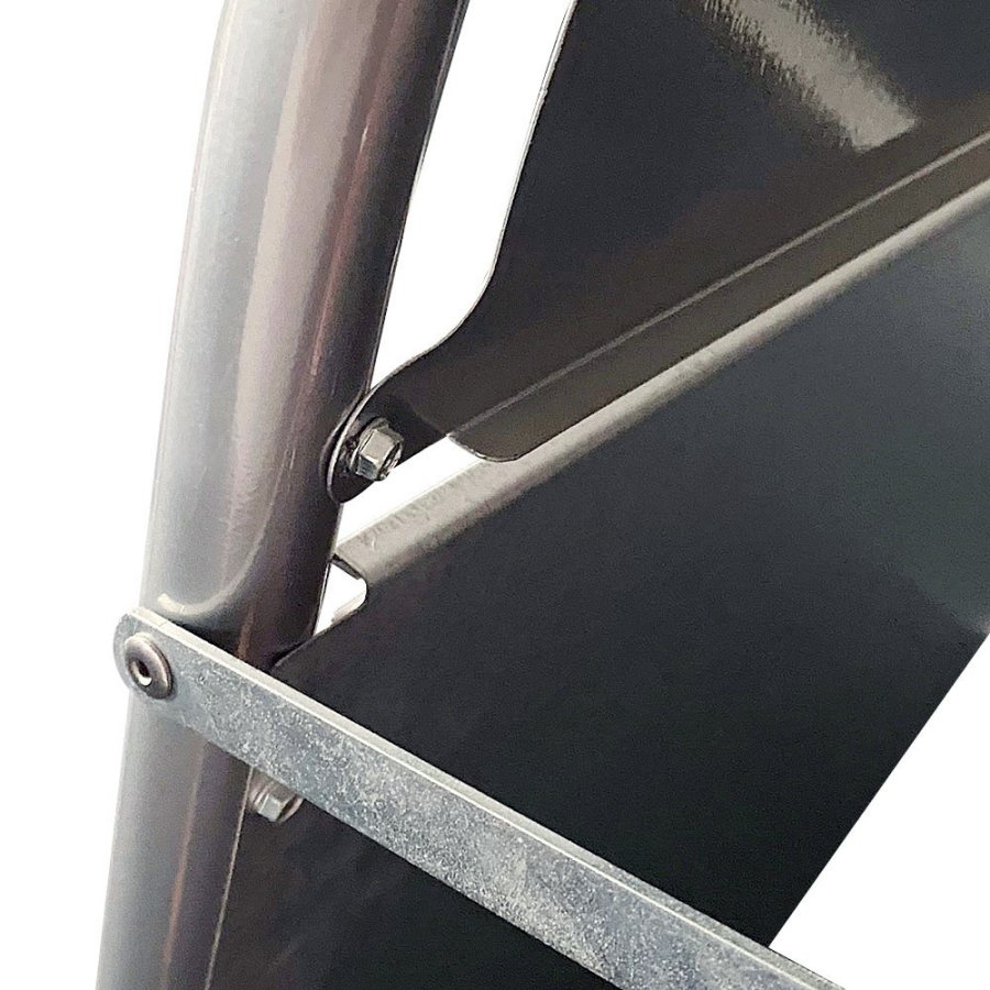 Expo Gotik Gadeskilt med logoplade - A1 - sølv