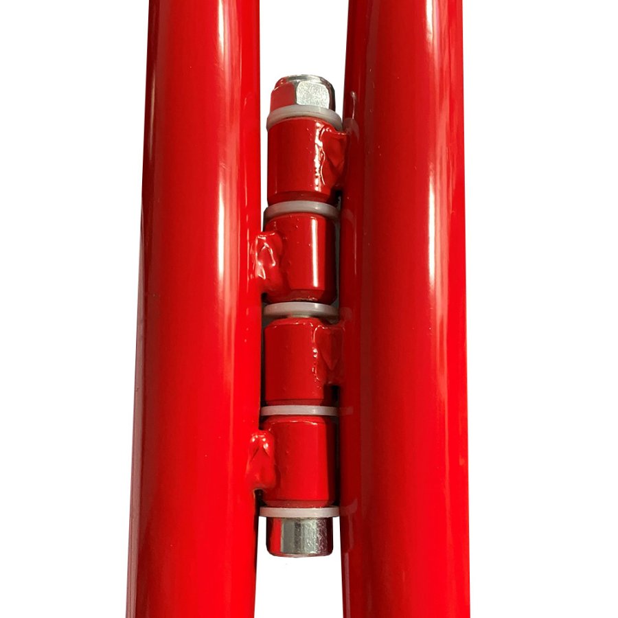 Expo Gotik Gadeskilt med logoplade - A1 - rød