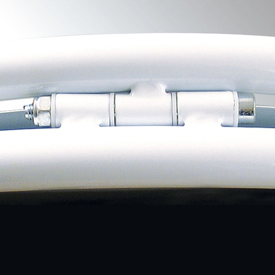 Expo Gotik Gadeskilt med logoplade - 70x100 cm - hvid