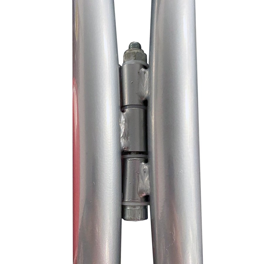 Expo Gotik Gadeskilt med logoplade - 70x100 cm - sølv