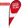 Beachflag, Outdoor Drop Flag, Medium stangsystem #1