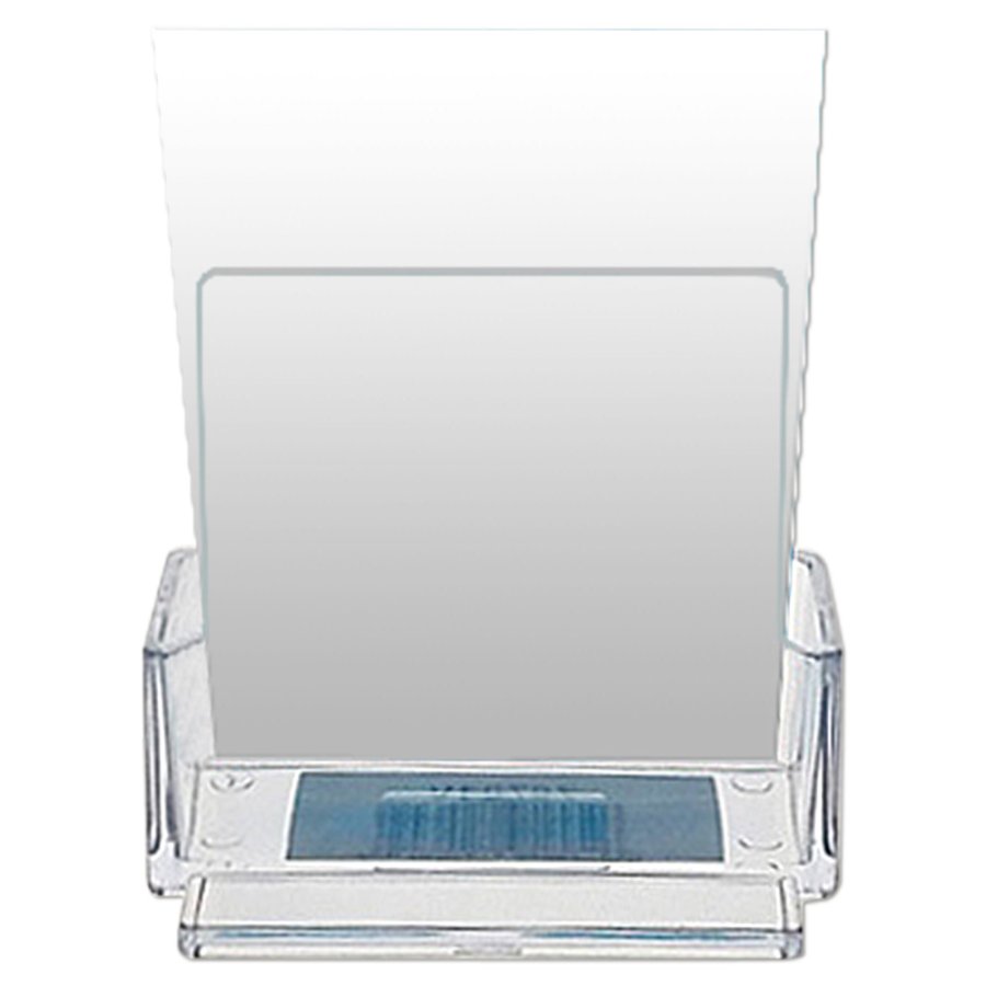 Visitkortholder, vertikal, transparent