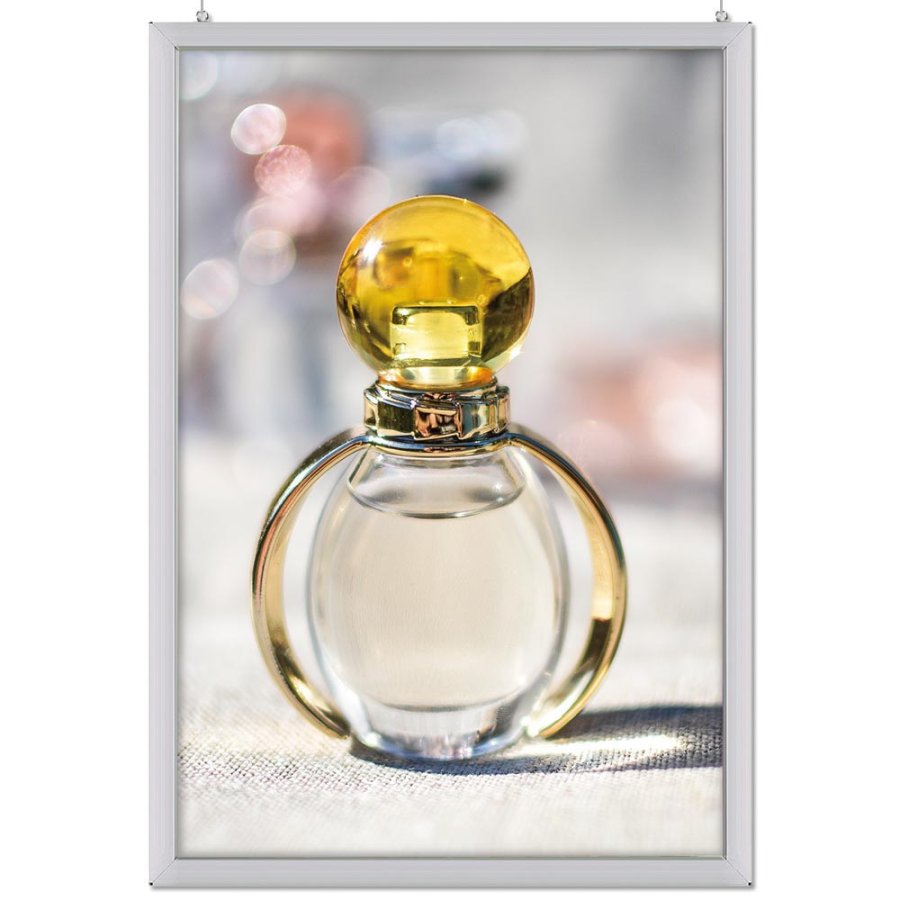 LED Slim Light Lux Dobbelsidet - A4 Vertikal