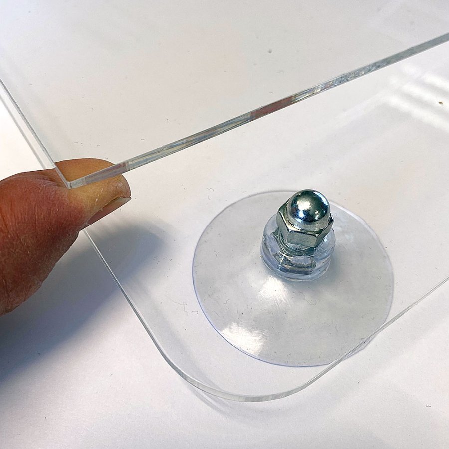 Window ramme med sugekop dobbeltsidet vertikal - A4