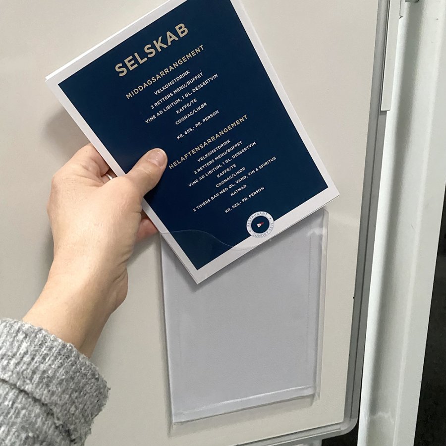 Magnetkassette 1 cm dyb - A5 Portr&aelig;t 21x14,8