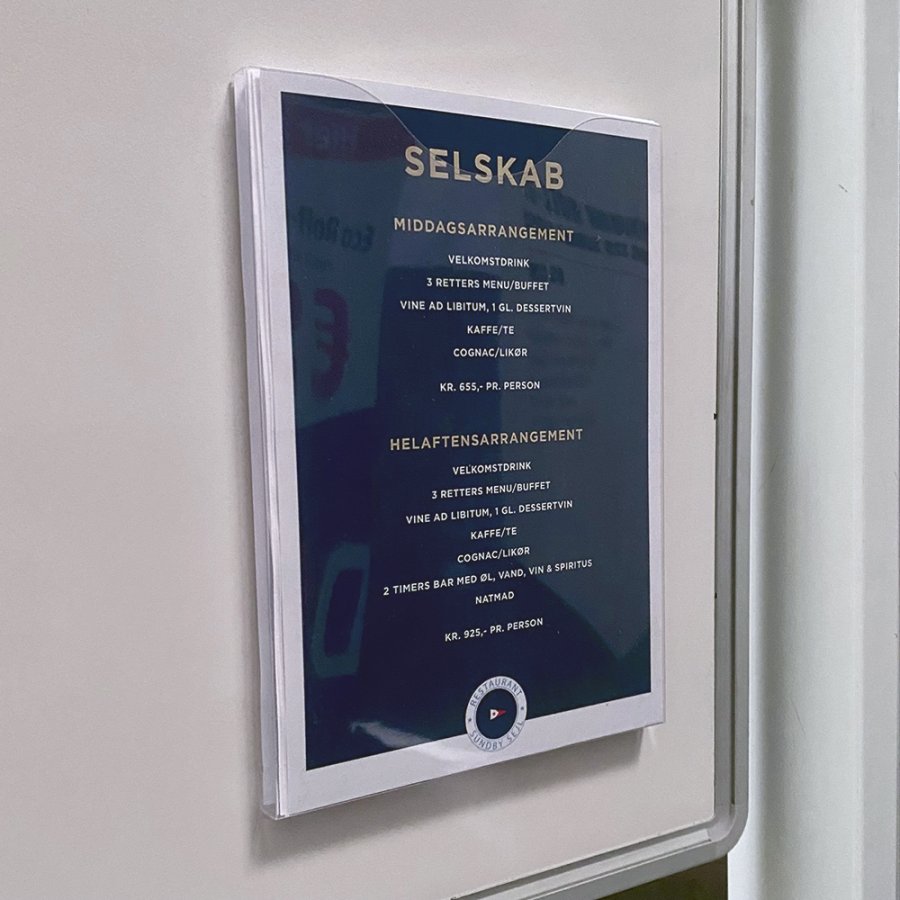 Magnetkassette 1 cm dyb - A5 Portr&aelig;t 21x14,8