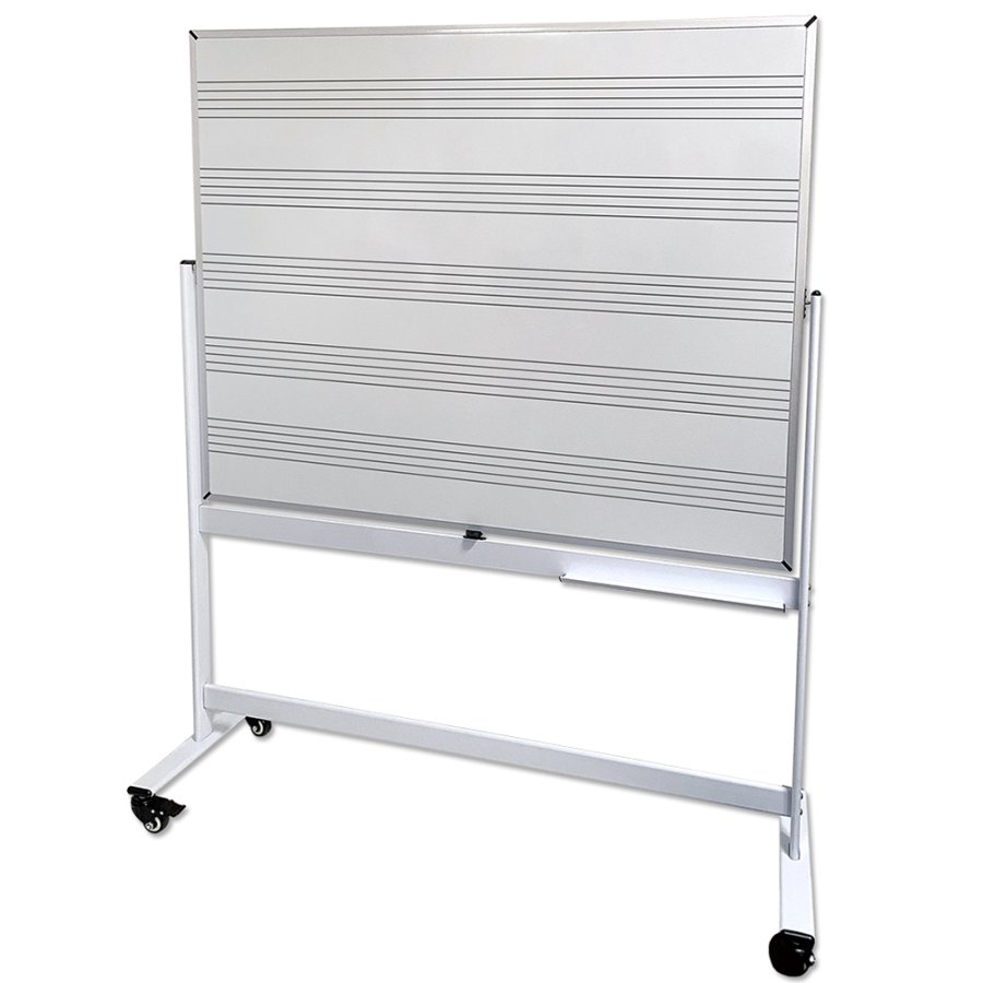 Inspire Pivot Svingtavle - Mobilt vendbart whiteboard, 120x150 cm