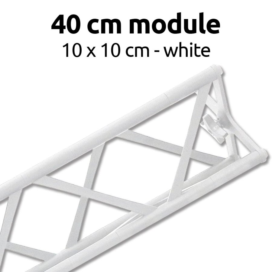 Crown Truss 10x10, Module 40cm - Hvid
