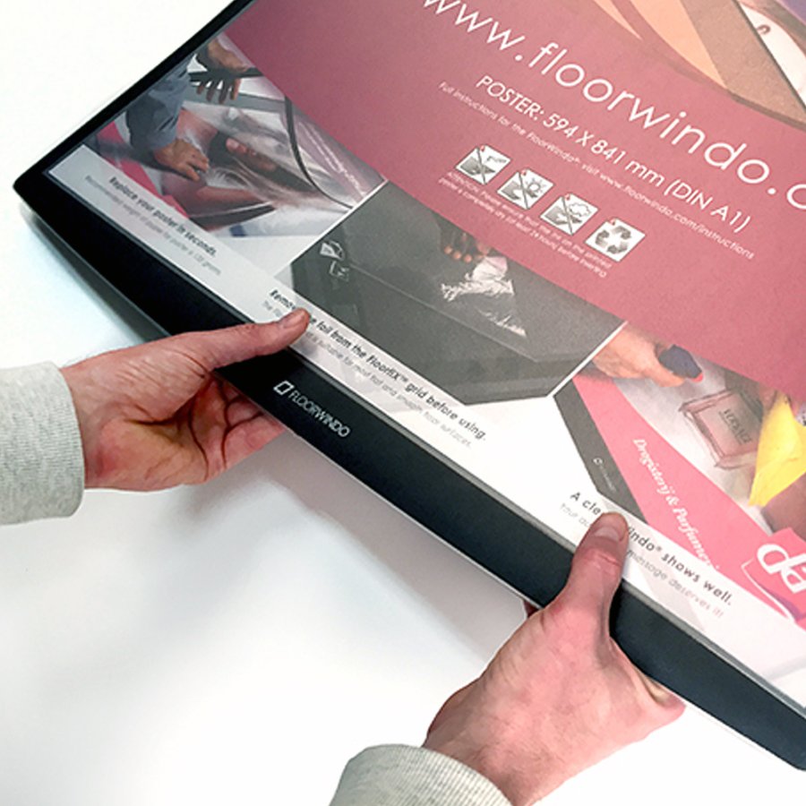 Windo Display, plakatholder til gulv - A1