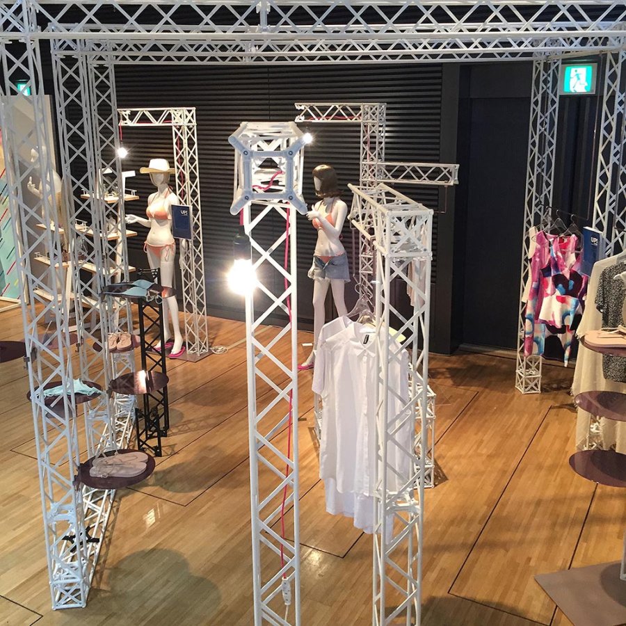 Crown Truss 10x10 t&aring;rn, hvidt
