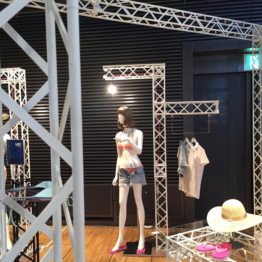 CROWN TRUSS 10, L-Form, Hvid, 300 x 300 cm