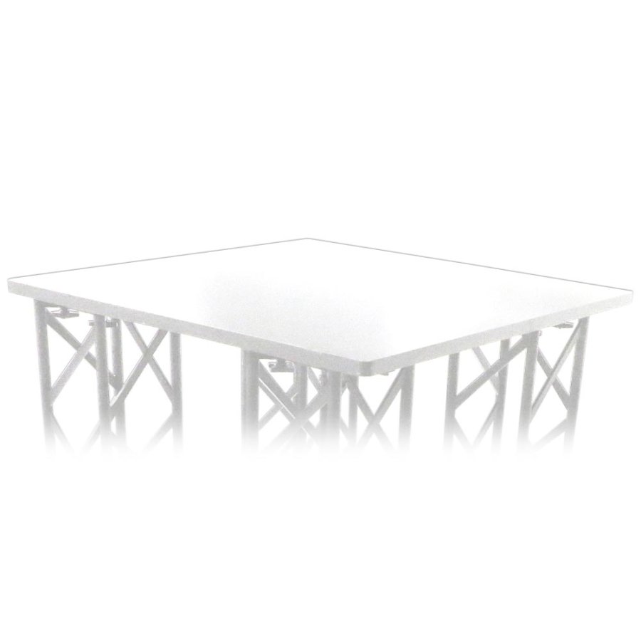 Crown Truss Counter top plate, 65x65cm - White