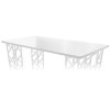 Crown Truss Counter top plate, 125x65cm - White #1