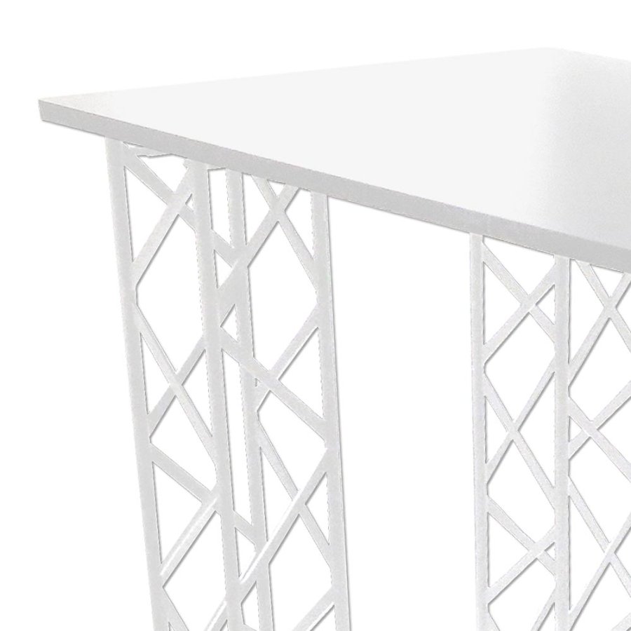 Crown Truss Counter top plate, 125x65cm - White