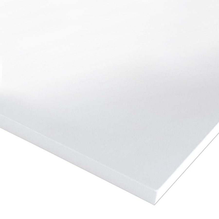 Crown Truss Counter top plate, 95x95cm Triangle - White