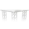 Crown Truss Counter top plate, 95x95cm Triangle - White #1