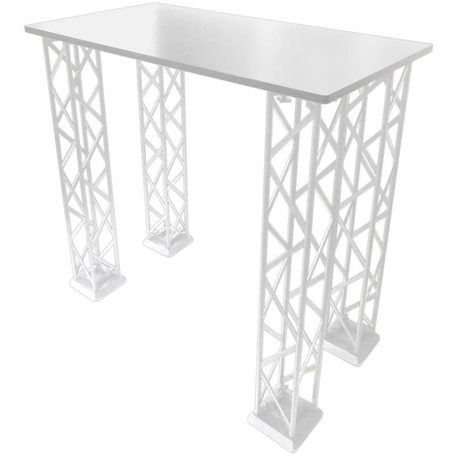 Crown Truss Counter - Rectangle 95x65cm - White