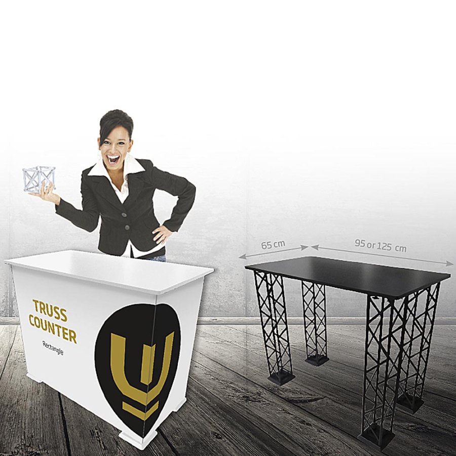 Truss Counter Rectangle 125x65cm