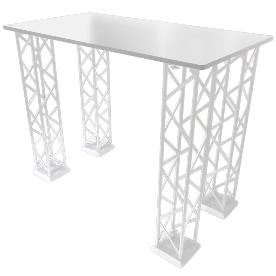 Crown Truss Counter - Rectangle 125x65cm - White