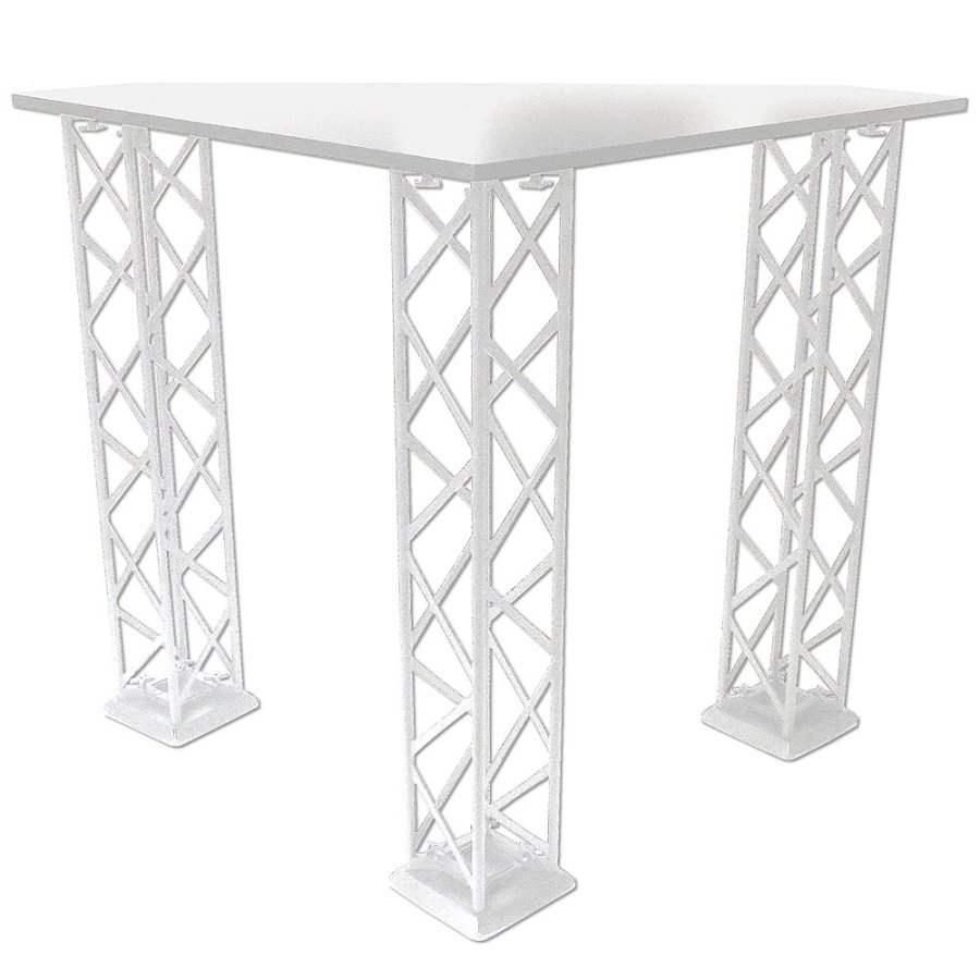 Crown Truss Counter - Triangle - White