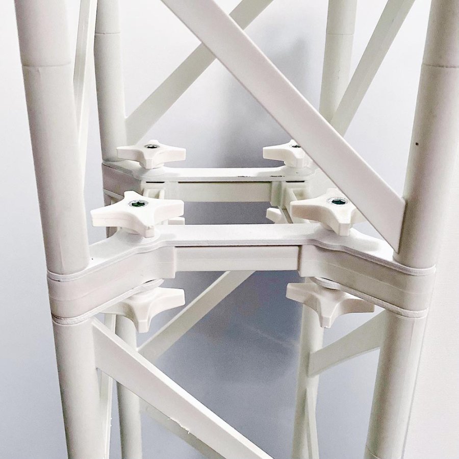 CROWN TRUSS 15 L-shape wall 3 x 3 m, 300 x 600 cm