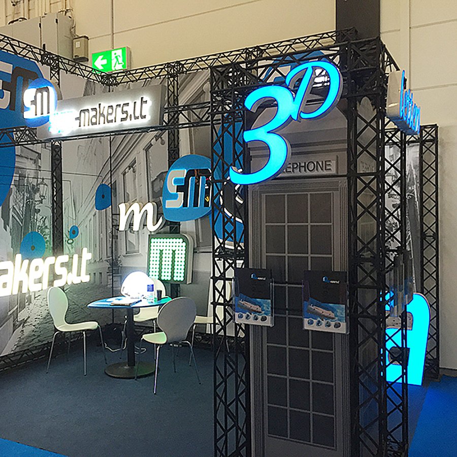 CROWN TRUSS 15 U-shape wall 3 x 3 m, 300 x 300 cm