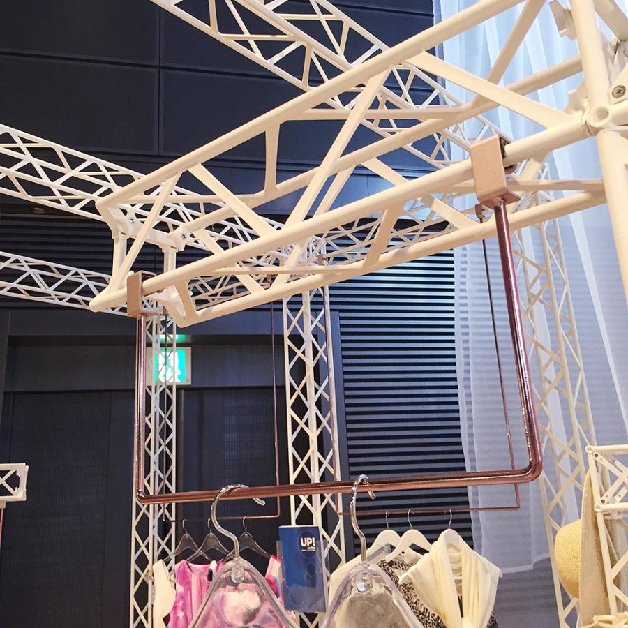 CROWN TRUSS 15 U-shape wall 3 x 3 m, 500 x 500 cm