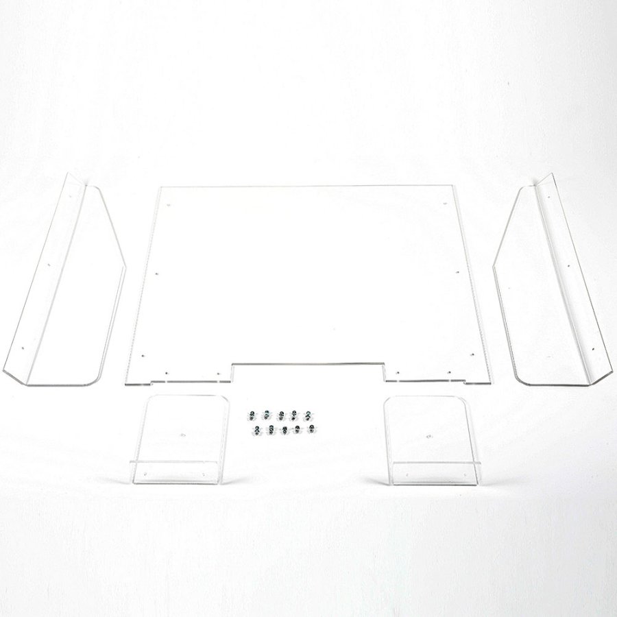 Hygiejnesk&aelig;rm til bord, 90 x 65 cm