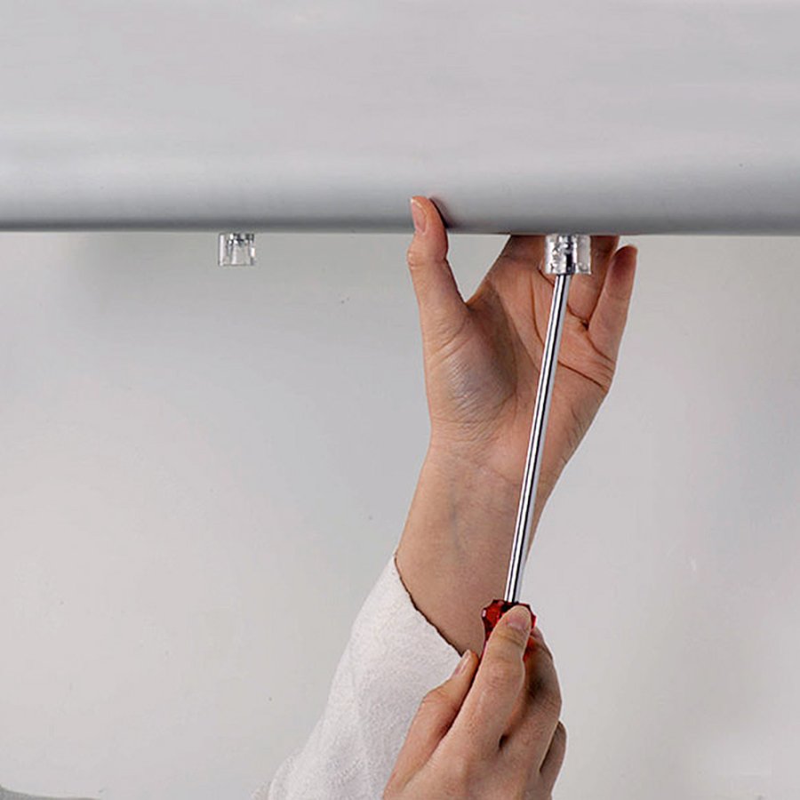 Dobbeltsidet nedh&aelig;ngsskilt, 1 lag - 50x14.8 cm