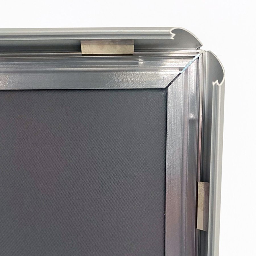 Klikramme med 20mm aluminium profil, s&oslash;lv - A1