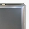 Klikramme med 17mm aluminium profil, s&oslash;lv - 50 x 70 cm #5