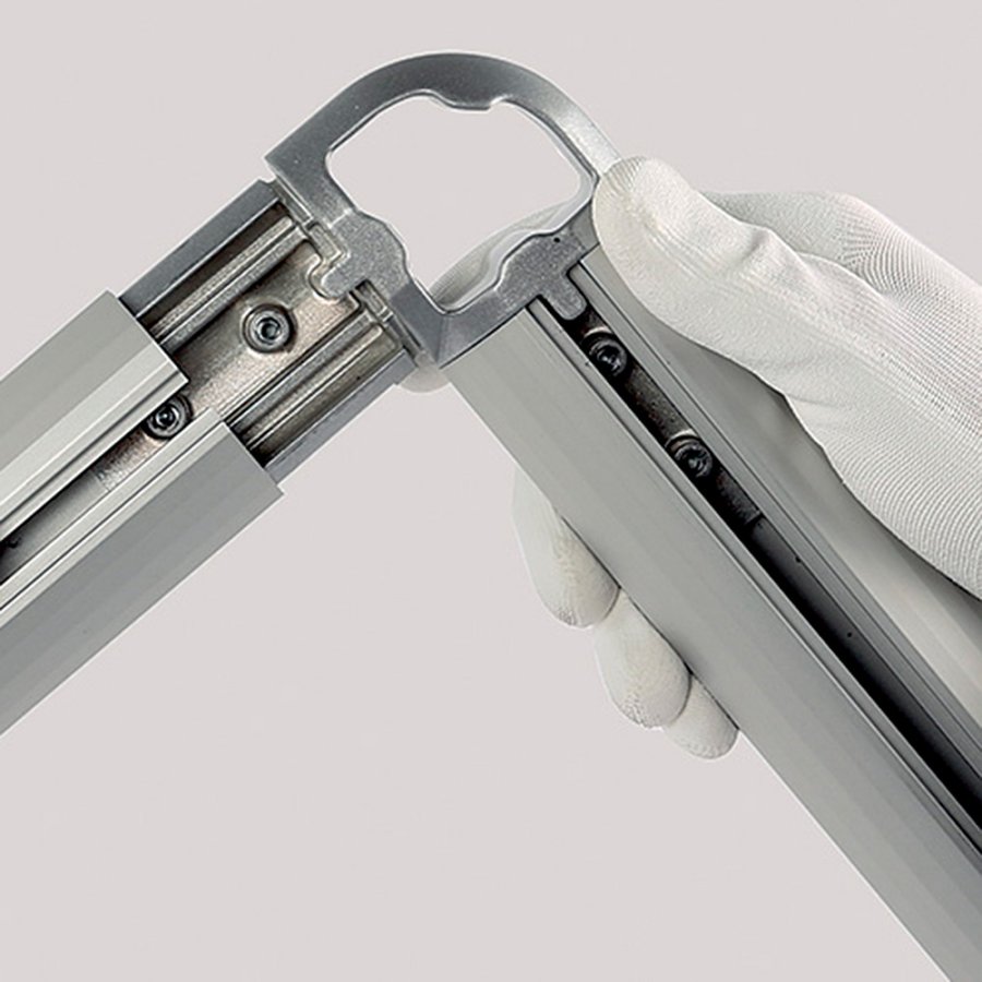 Omni Banner Ramme, 150x150cm. Inkl. krog m/elastik. Ekskl. eyelets