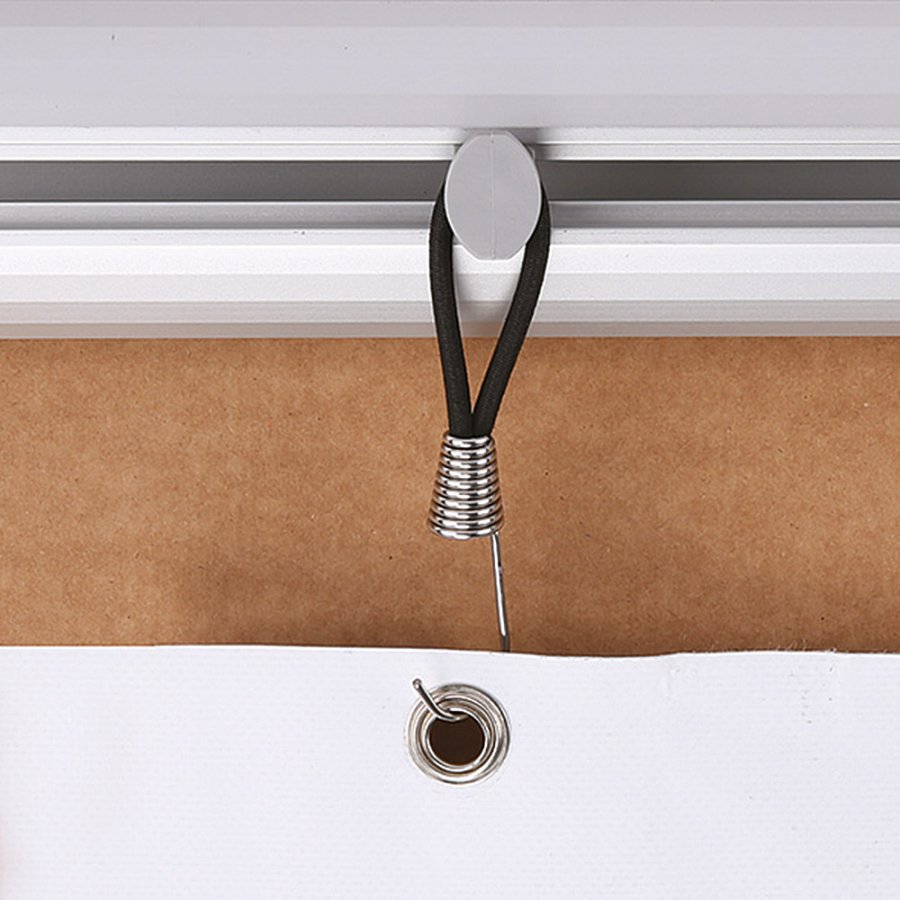 Elastik med st&aring;lkrog til Omni Banner, 40 stk.