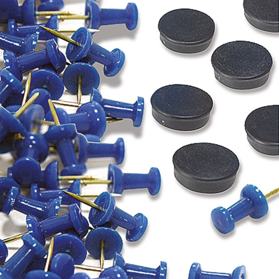 Kombi infotavle 9mm aluminium profil med st&aring;l/kork-bagplade, s&oslash;lv - 6xA4