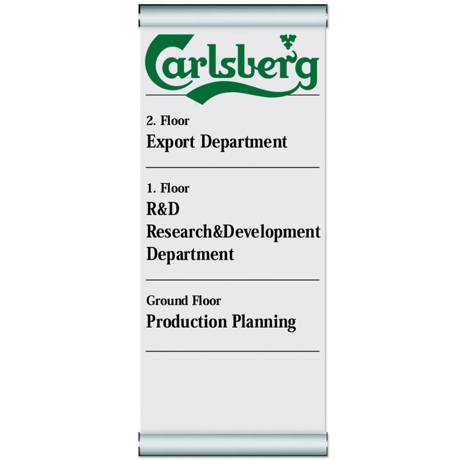 D&oslash;r Skilt 15mm - 10,5x29,7cm