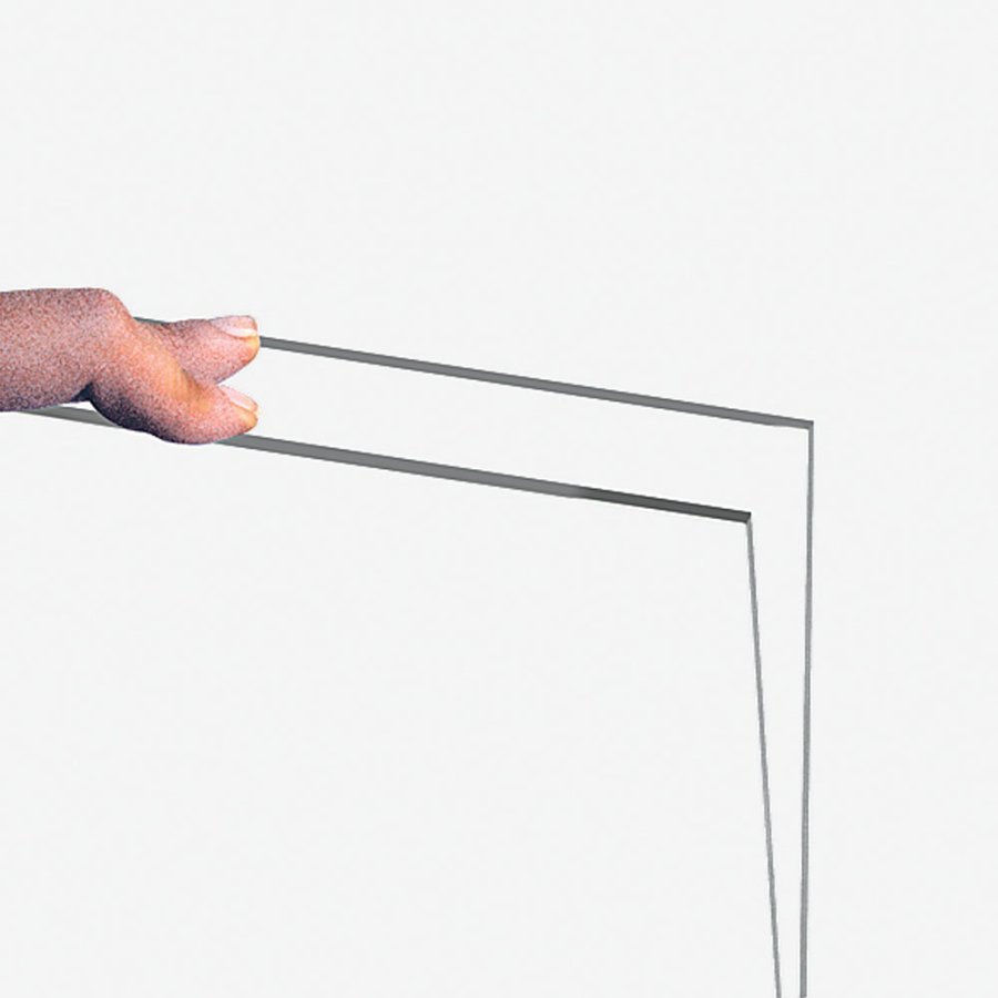 Pyramid Menukortholder vertikal - A5 - 14.8x21 cm - r&oslash;d