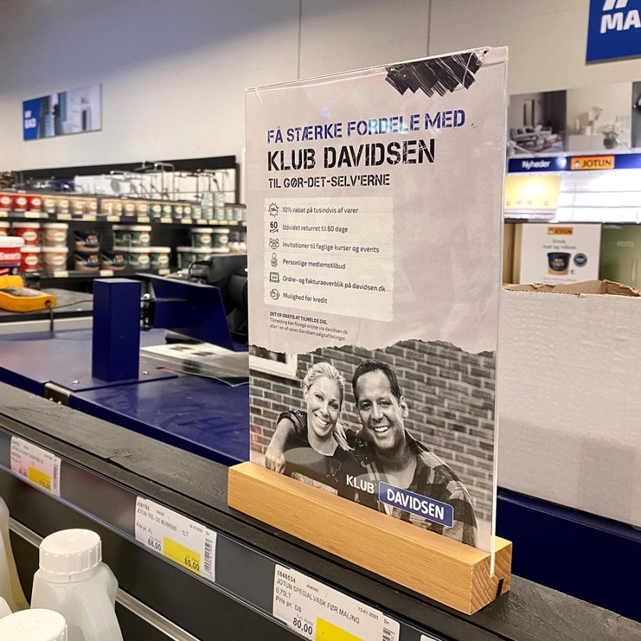 Wood Block Menuholder, A5