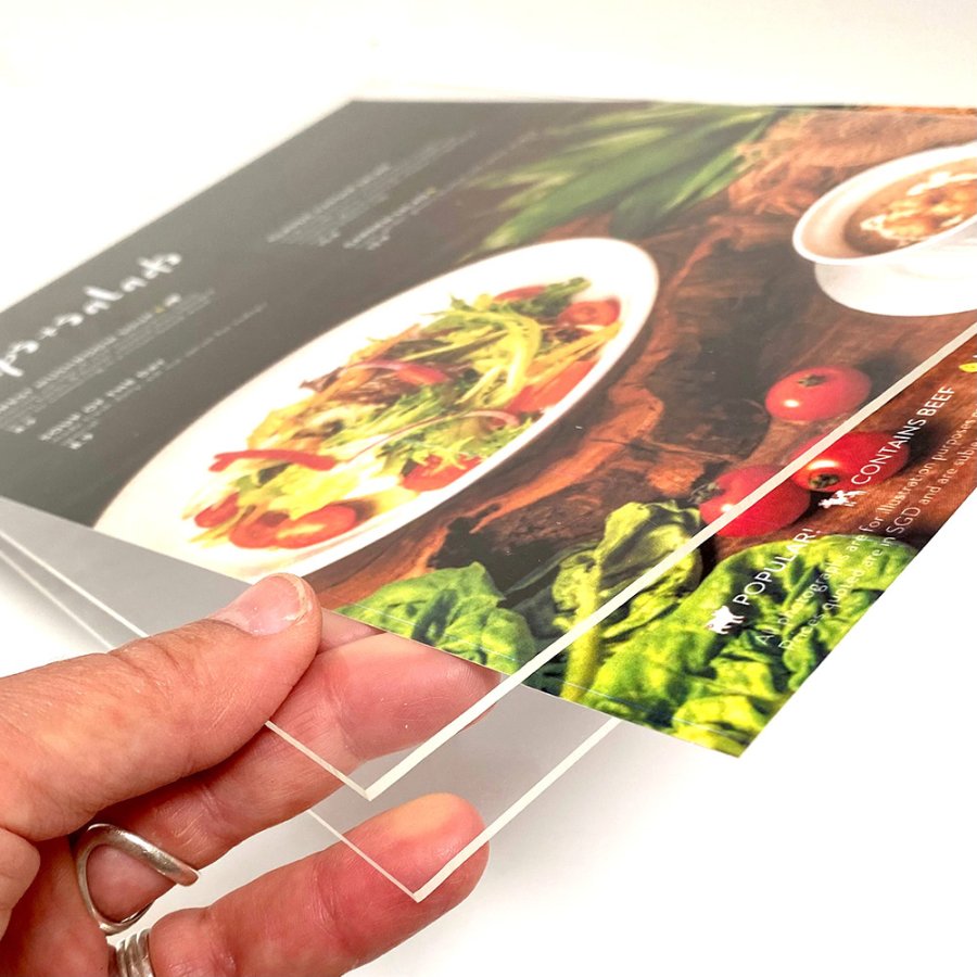 Wood Block Menuholder, A4