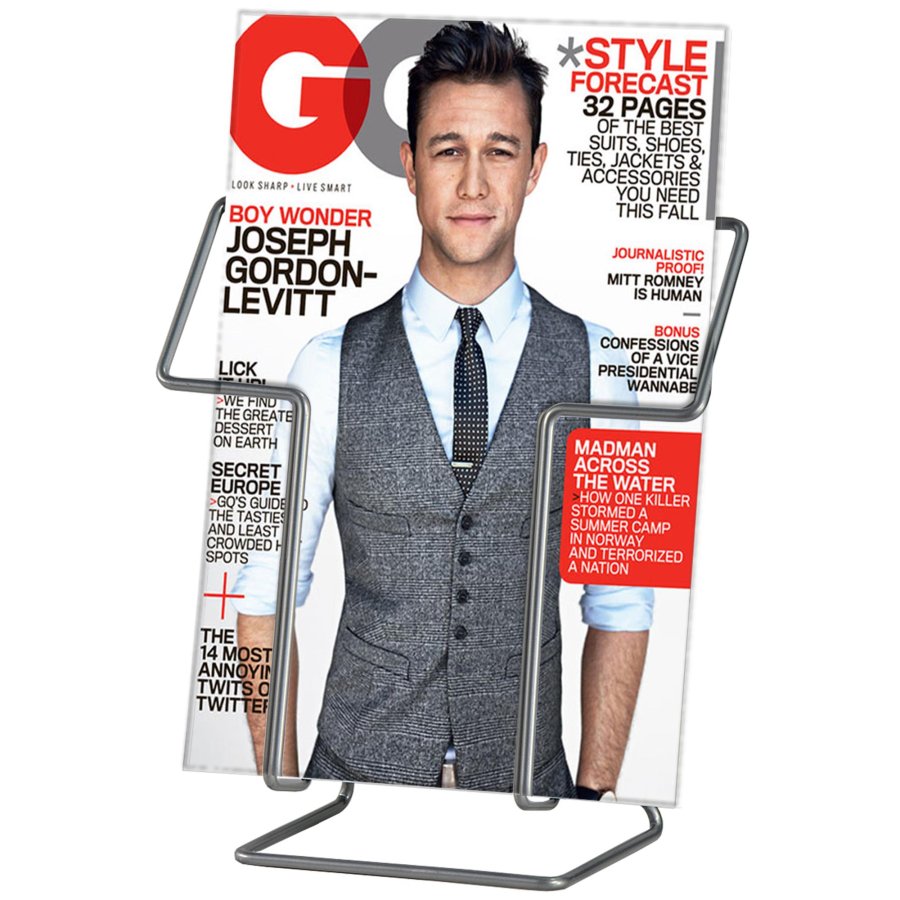 Quick Brochurestander i tr&aring;d - 1xA4 - 21x29.7 cm