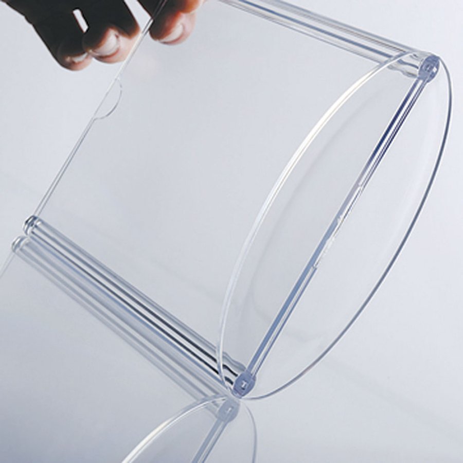 Oval Menukortholder vertikal - A6 - 10.5x14.8 cm