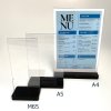 Menukortholder Black Bottom, vertikal, sort, A5 - 14,8 x 21 cm #7