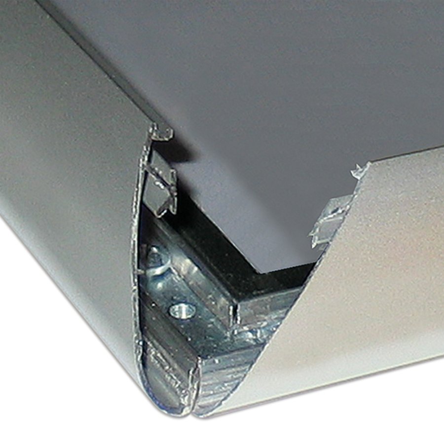 Watersafe Klikramme med 35mm aluminium profil, s&oslash;lv - A0