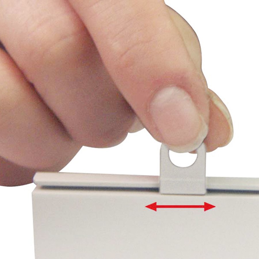 Plakatoph&aelig;ng, Profile Double, 20 mm aluminiumsprofil, 60 cm